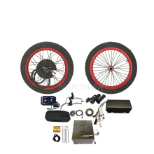 NBpower Factory sale QS motor fat tire 5000W electric bicycle bike kit with MQ Sabvoton controller